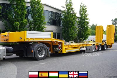 Tiefladeplattform AMC CASTERA S/R 38T semi-trailer / steering gebraucht