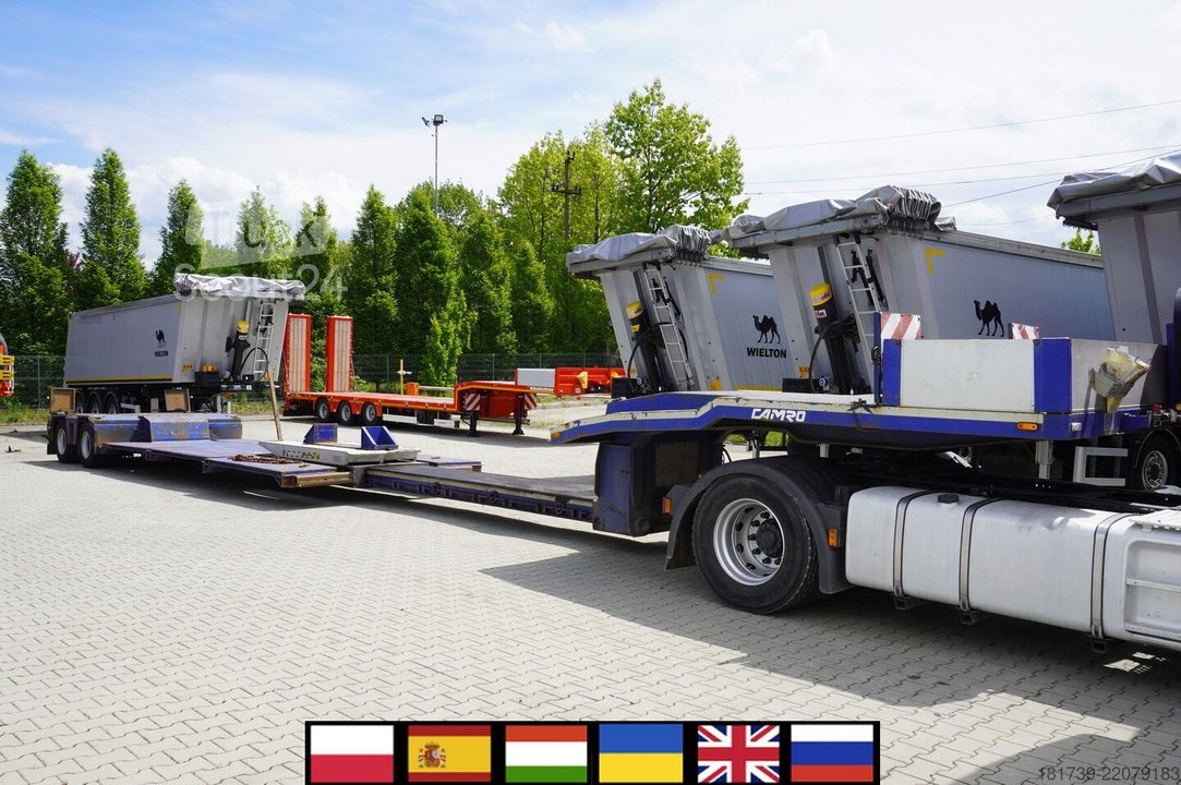 Tiefladeplattform CAMRO CN 26.20B low-bed semi-trailer/ Tiefbett gebraucht