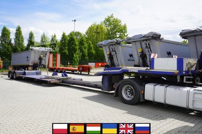 Tiefladeplattform CAMRO CN 26.20B low-bed semi-trailer/ Tiefbett gebraucht