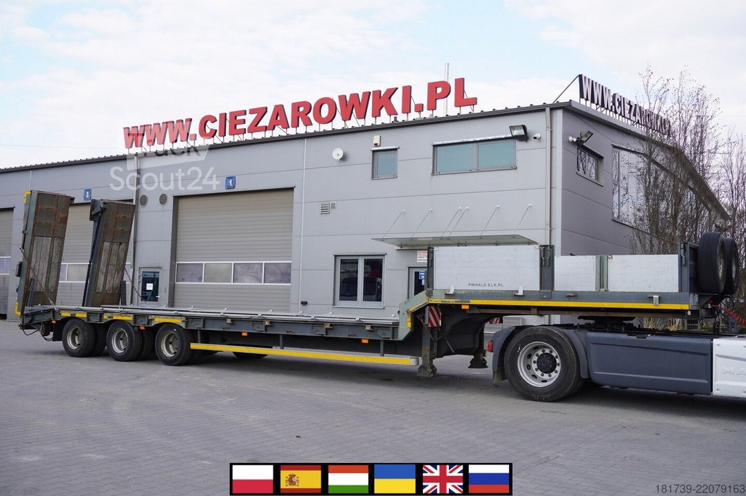Tiefladeplattform Bodex NN3J low-bed semi-trailer gebraucht