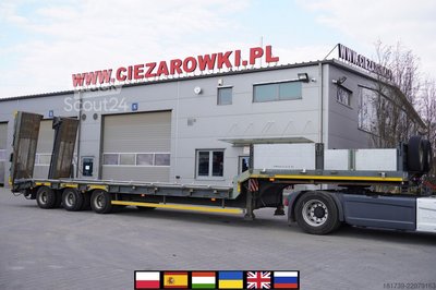 Tiefladeplattform Bodex NN3J low-bed semi-trailer gebraucht