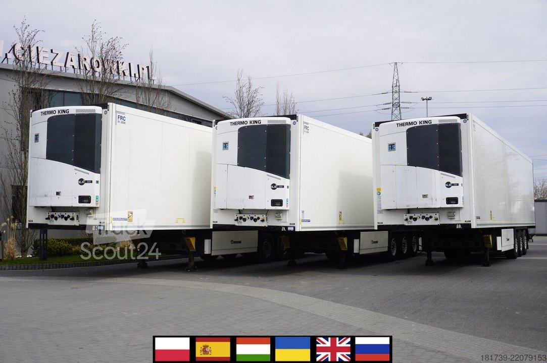 Kühlsattelauflieger Krone refrigerated semi-trailer / 2000 MTH! gebraucht