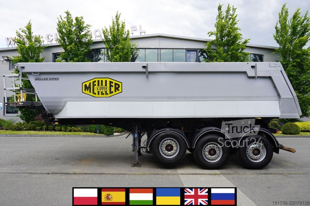 Kipper Auflieger MEILLER Kipper KISA3 tipper semi-trailer gebraucht