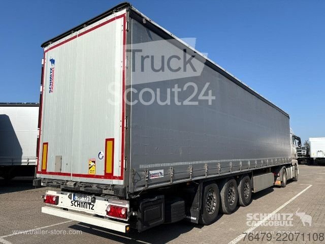 Auflieger mit Pritsche & Plane Schmitz Cargobull Curtainsider Standard gebraucht