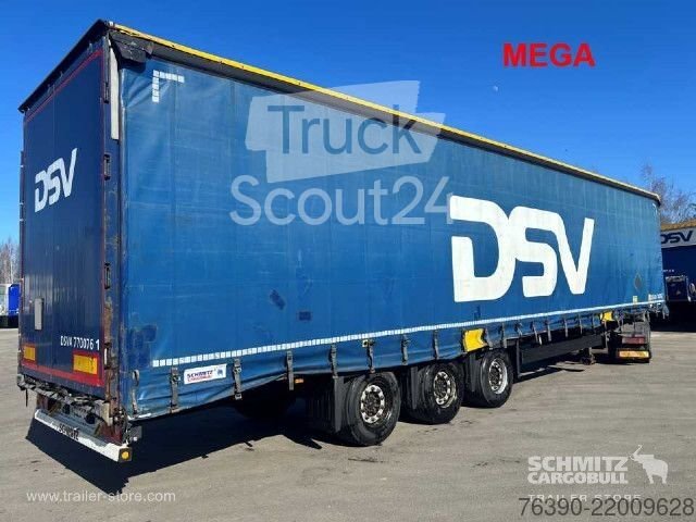 Auflieger mit Pritsche & Plane Schmitz Cargobull Semitrailer Curtainsider Mega gebraucht