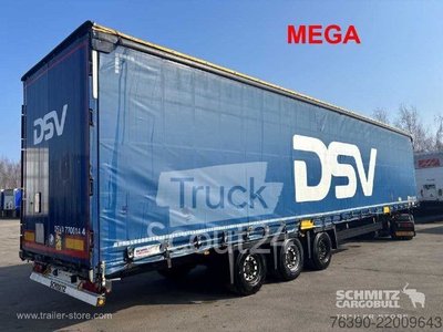 Auflieger mit Pritsche & Plane Schmitz Cargobull Semitrailer Curtainsider Mega gebraucht