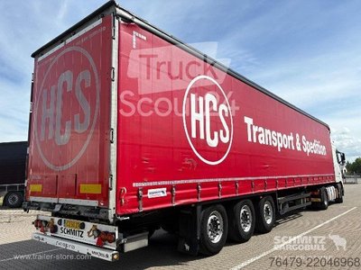 Auflieger mit Pritsche & Plane Schmitz Cargobull Curtainsider Standard gebraucht