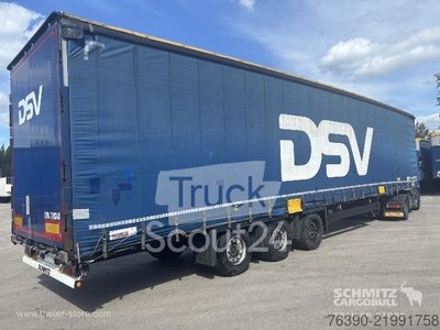 Auflieger mit Pritsche & Plane Schmitz Cargobull Semitrailer Curtainsider Mega gebraucht