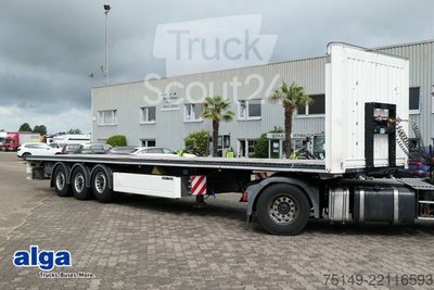 Auflieger mit offener Pritsche KÄSSBOHRER XS Maxima, Container, Multi-Lock, Palettenkasten gebraucht