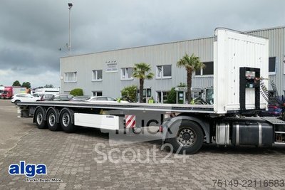 Auflieger mit Arbeitsbühne KÄSSBOHRER XS Maxima, Container, Multi-Lock, Palettenkasten gebraucht