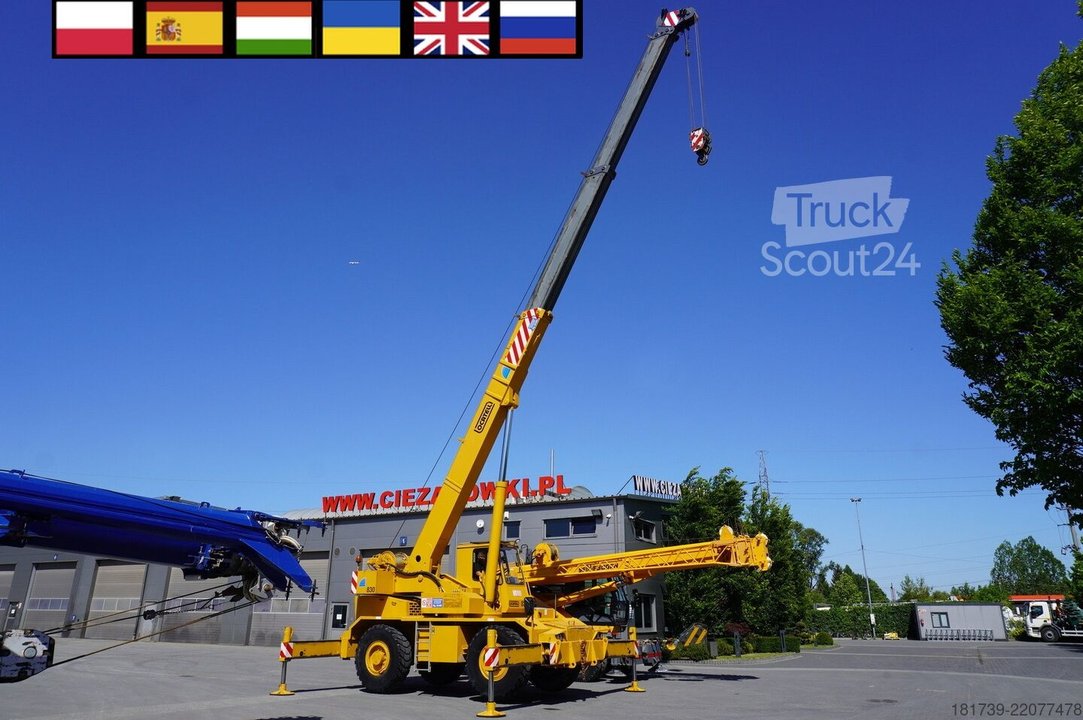 Geländekran Locatelli Gril 830 C rough terrain crane/ 1700 MTH gebraucht