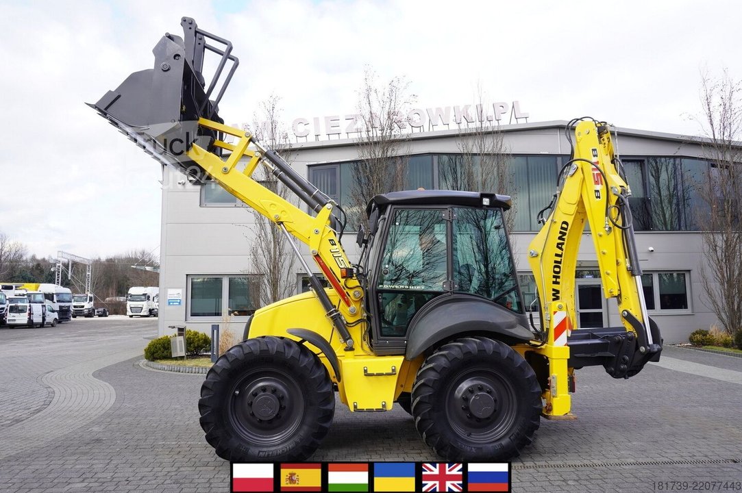Baggerlader New Holland B115B backhoe loader / 4600 MTH ! / 2020 gebraucht
