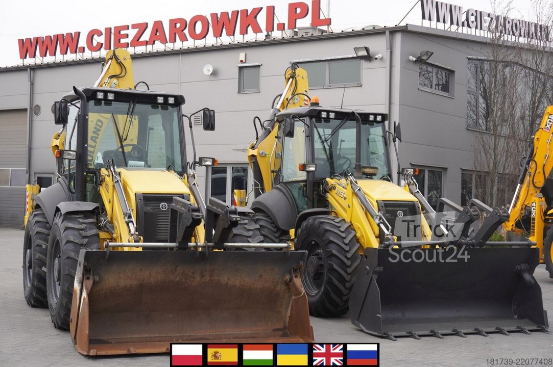 Baggerlader New Holland B 115 C backhoe loader/ 1000 MTH/ 2units gebraucht