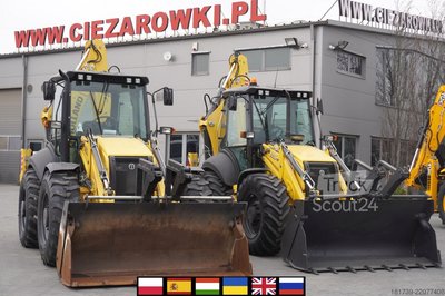 Baggerlader New Holland B 115 C backhoe loader/ 1000 MTH/ 2units gebraucht