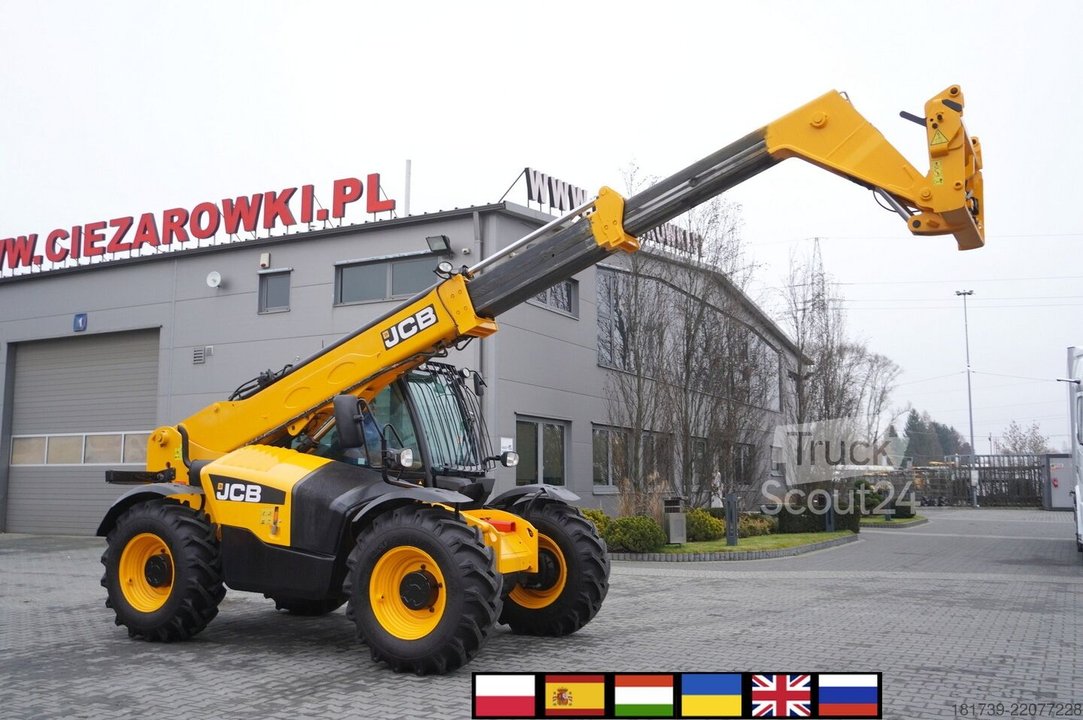 Telelader JCB 535-95 / 3.5 T / range 9.5 m / joystick gebraucht