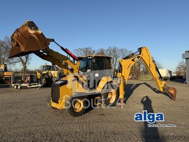 Baggerlader CATERPILLAR 432F2, 4+1 Schaufel, Telestiel, Klima, Löffel gebraucht