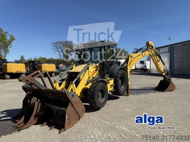 Baggerlader NEW HOLLAND B110C-TC, Telestiel, Div. Löffel, Hydr. S.W.S. gebraucht