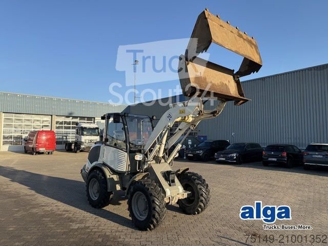 Radlader ATLAS AR 400, Klappschaufel,Palettengabel, 785Std.,TOP gebraucht