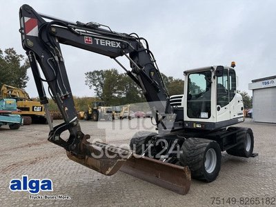 Mobilbagger TEREX TW 110, Schild, Pratzen, S.W.S, Knickausleger gebraucht