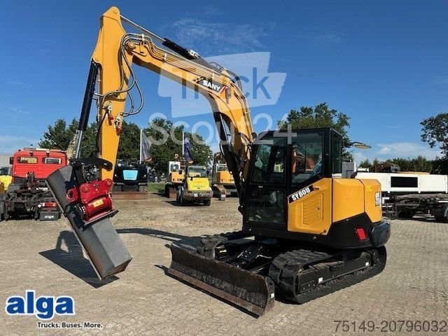 Minibagger SANY SY 80U, Hydr. S.W.S., Tilt, Klima, Neuwertig gebraucht