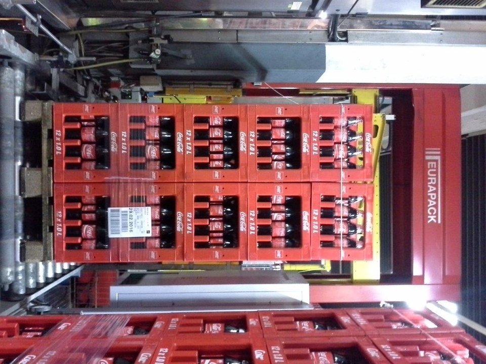 Strapping machines EURAPACK Stretchfolienbanderollierer KS