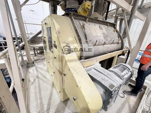 Twin-shaft paddel mixers TATHAM Twin shaft paddle mixer