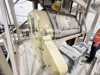Twin-shaft paddel mixers TATHAM Twin shaft paddle mixer