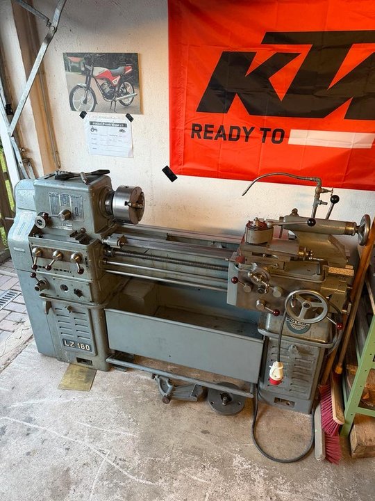 Gema LZ 160 Drehmaschine, Drehbank, Metallbau