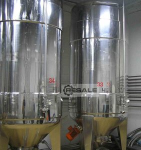 Stainless steel tanks and containers STEINECKER V- 36 hl, leaven, yeast