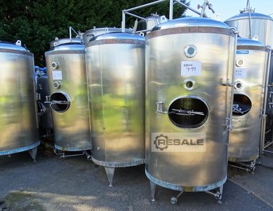 Stainless steel tanks and containers BBG 1000L CYLINDROCONICAL VESSEL