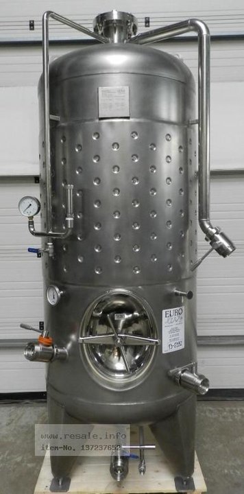 Storage tanks EUROLUX 920 Ltr. Sektdrucktank 6 bar