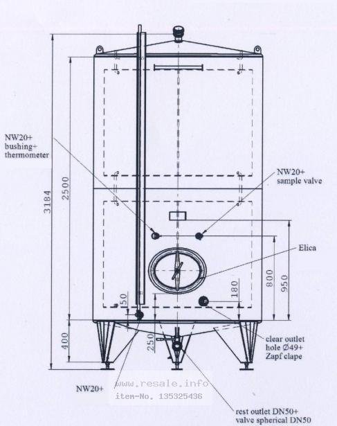 Storage tanks EUROLUX 7.800 Ltr. Lagertank mit Kühlm