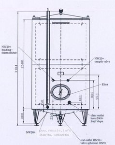 Storage tanks EUROLUX 7.800 Ltr. Lagertank mit Kühlm