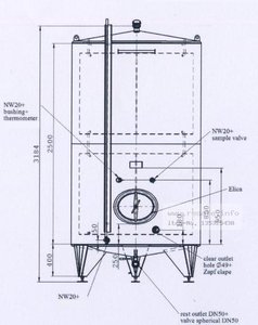 Storage tanks EUROLUX 5.100 Ltr. Lagertank mit Kühlm