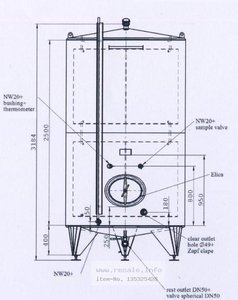 Storage tanks EUROLUX 3.000 Ltr. Lagertank mit Kühlm