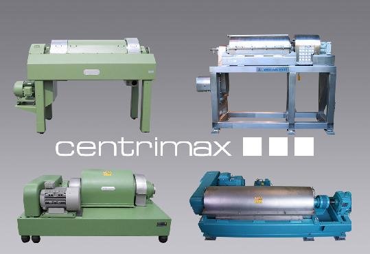 Decanter centrifuges - FLOTTWEG, WESTFALIA, ALFA LAVAL