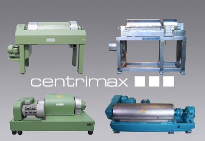 Decanter centrifuges - FLOTTWEG, WESTFALIA, ALFA LAVAL
