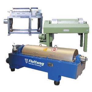 decanter GEA + ALFA LAVAL + FLOTTWEG