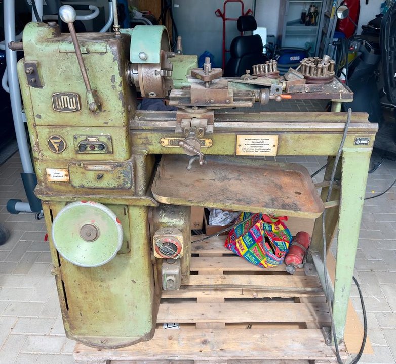 DDR Drehmaschiene Drehbank WMW 330x550