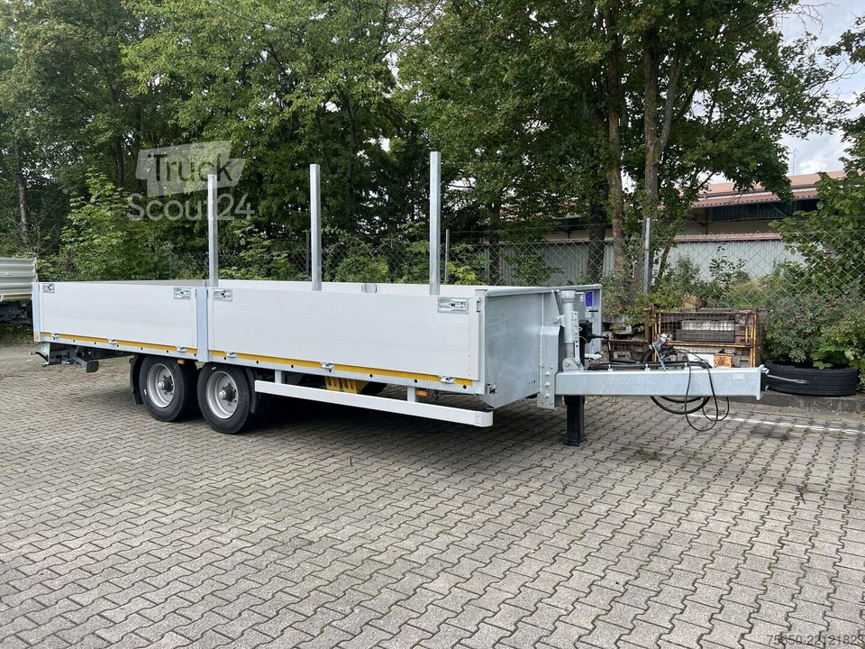 Anhänger mit offener Pritsche Möslein THT 11 G 6,2 L  Tandem- Pritschenanhänger- Tieflader neu