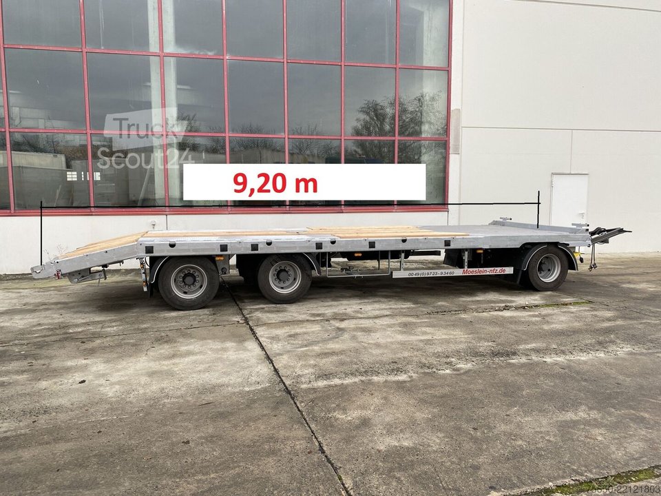 Tieflader Anhänger Möslein T 3-P9,2 OR  3 Achs Tieflader gerader Ladefläche 9 m, Neufahrzeug neu