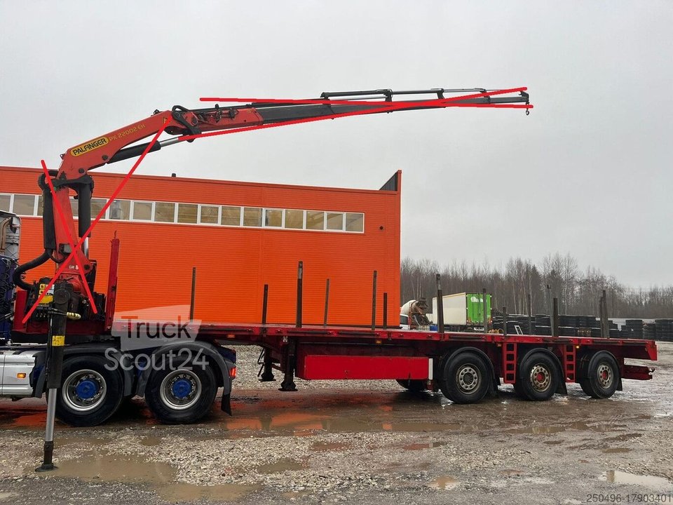 Flachbett Renders ROC WITHOUT CRANE ! / PLATFORM 12000 mm gebraucht