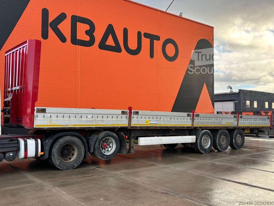 Offener Körper Krone SDP 27 PLATFORM  L=13663 mm / SAF AXLES gebraucht