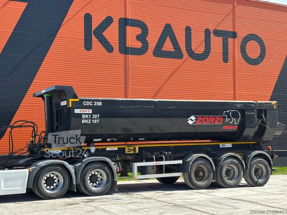 Kipper ZORZI 36 SPRS BOX L=8355 mm / MOVABLE AXLES gebraucht
