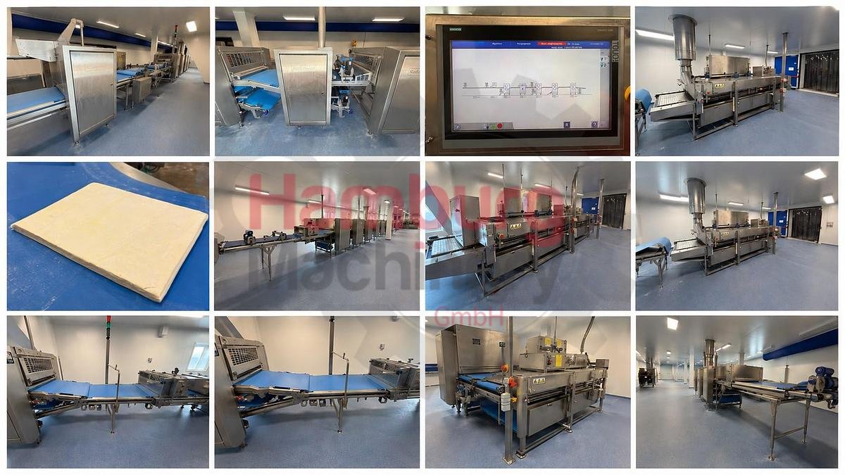 Dough dividing machines RADEMAKER - PACKO Sheeting line and Universal...