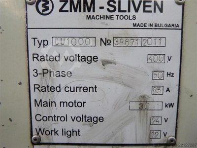 ZMM SLIVEN CU 1000 RD