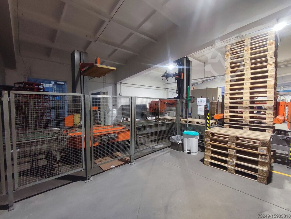 KEBER Palettierer und Wickelmaschine
