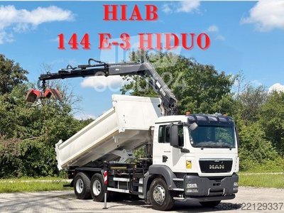 Autokran MAN TGS 26.400 * HIAB 144 E-3 HIDUO + FUNK * 6x4 gebraucht