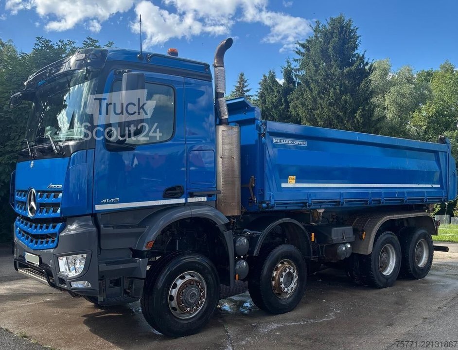 Kipper Mercedes-Benz AROCS 4145 8x6 EURO6 WYWROTKA TRÓJSTRONNA gebraucht
