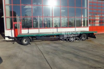 Anhänger mit offener Pritsche  3 Achs  3 Achs Jumbo- Pritschenanhänger mit Steckrungen gebraucht